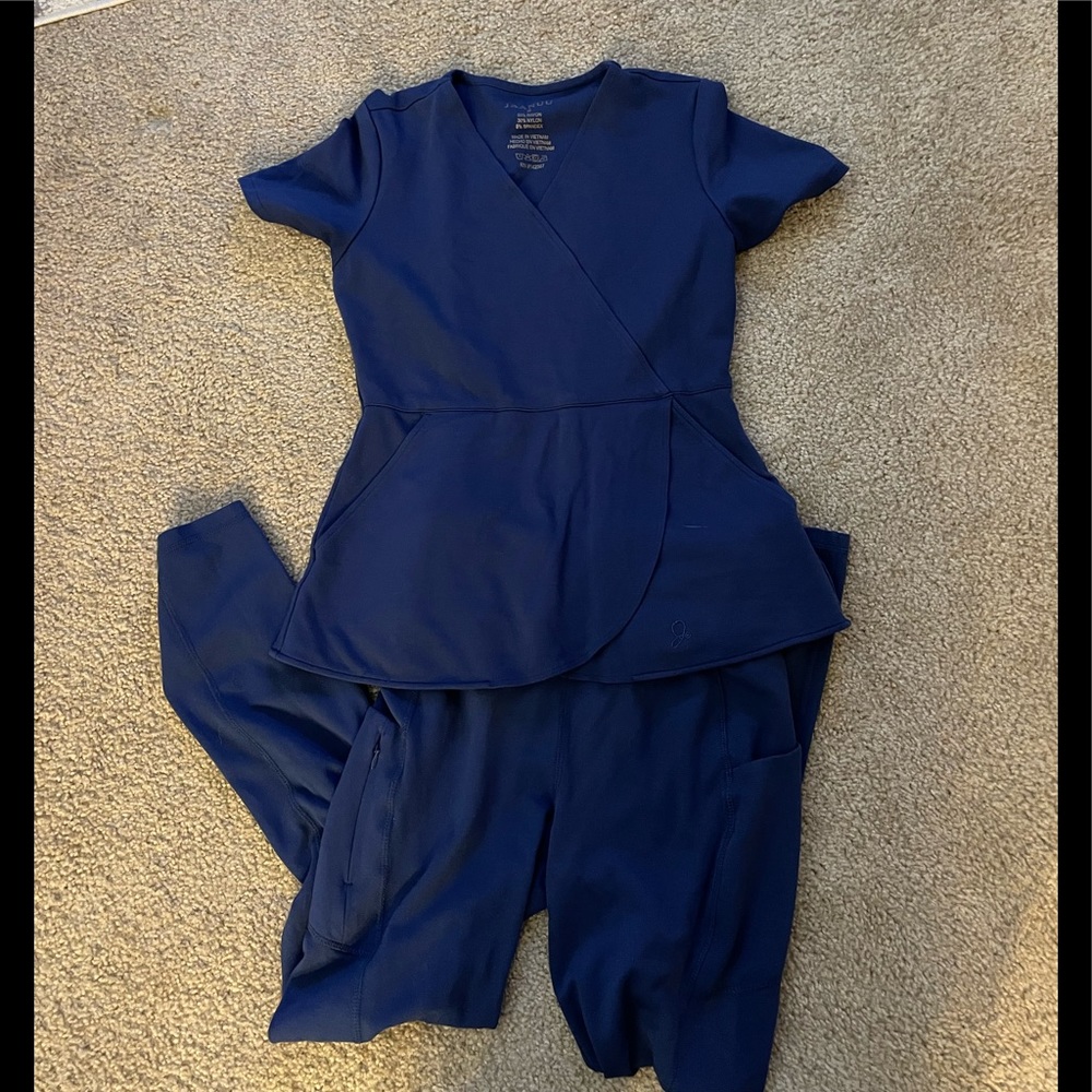 Jaanuu Scrub Set Navy